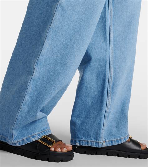 prada herrenhosen|prada wide leg jeans.